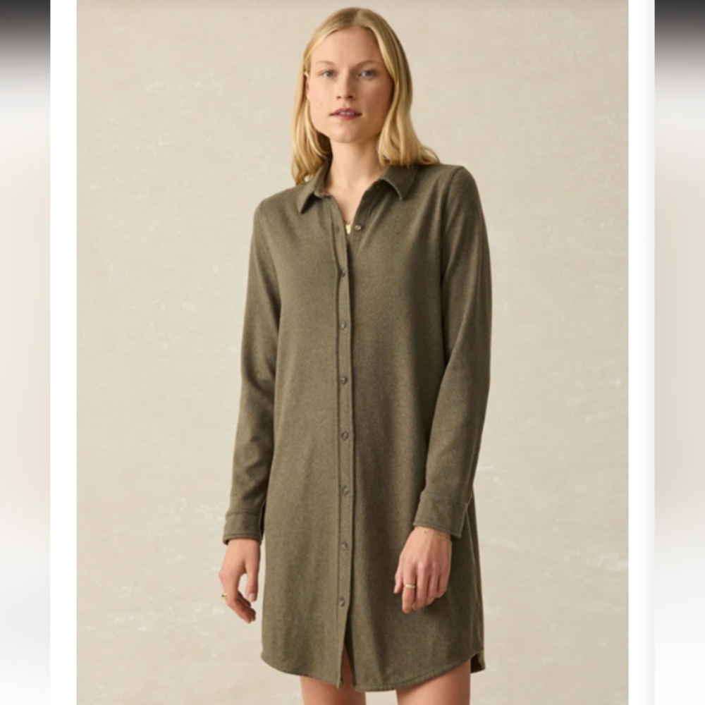 Faherty Legend Sweater Dress Siz Medium